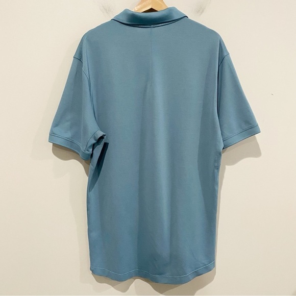 LULULEMON Tech Pique Polo Utility Blue M3BCSS Size XXL - Picture 6 of 10